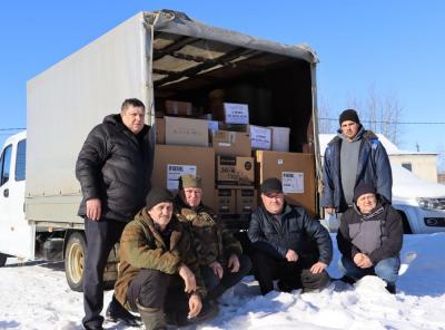 Болховчане порадовали бойцов СВО, передав очередной гуманитарный груз накануне Дня защитника Отечества