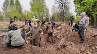 В Болховском районе на территории Багриновского сельского поселения проходит летняя Вахта памяти-2023